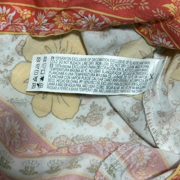 Forever 21 Summer Romper Small With Drawstring and Elastic Waist NWT - Picture 9 of 11